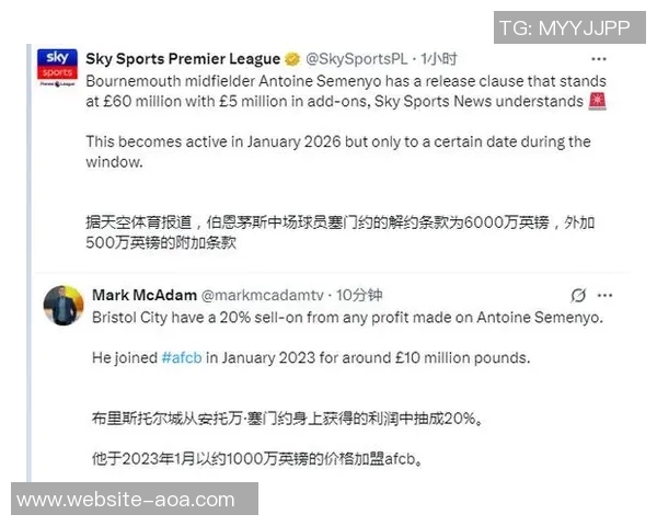 曼城与伯恩茅斯深入洽谈塞梅尼奥转会事宜进展顺利 曼城与伯恩茅斯深入洽谈塞梅尼奥转会事宜进展顺利